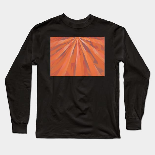 Orange Energy Long Sleeve T-Shirt by Lollik